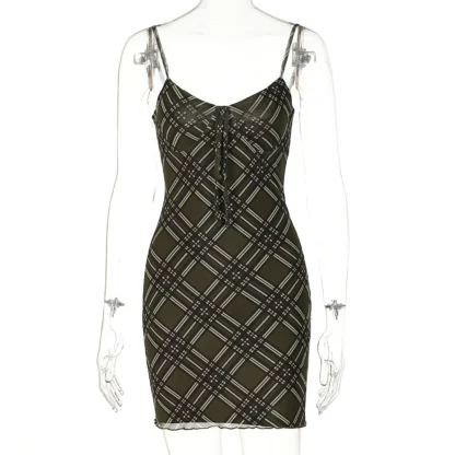 Retro Plaid Lux Camisole - Image 3
