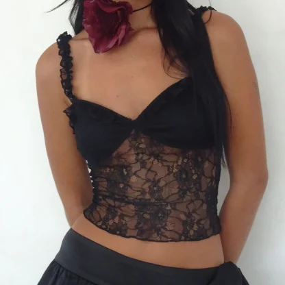Sheer Lace Lux Camisole Top