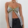 Lace Trim Split Lux Camisole Top - Image 5
