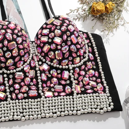Luxury Sequined Camisole Bustiers - Image 5