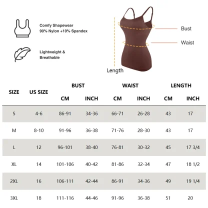 Basic Spaghetti Strap Camisole Tops - Image 7