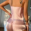 Cowl Neck Soft Camisole Pajama Sets - Image 2