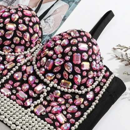 Luxury Sequined Camisole Bustiers - Image 3