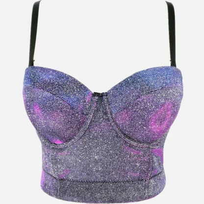Glitter Lux Cami Push Up Bustier