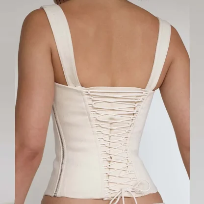 Elegant V-neck Lux Camisole Top - Image 2